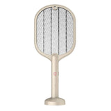 2 In 1 Electric USB Rechargable Racket Fly Swatter Mosquito Insect Killer Zapper