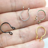 0.8mm Thin Septum Fake Nose Clip Ring No Piercing 5 Colours