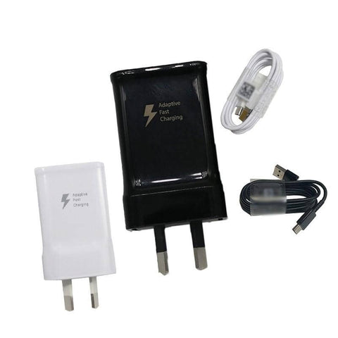 Fast Wall Charger Adapter - Samsung Galaxy S8 S9 S10/ Note 8 9 10