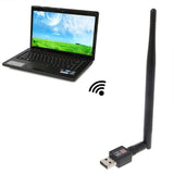 802.11AC AC600 USB WiFi Wireless Adapter Dongle WPS 5GHz Dual Band 5dBi Antenna