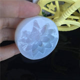 3D Flower Silicone Molds Epoxy Resin Jewelry Pendant Mould Making Craft Mold