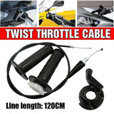 Twist Throttle Housing Hand Grip+120CM Cable 110cc 250cc PIT PRO Quad Dirt Bike