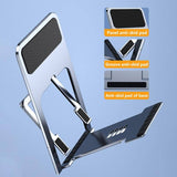 Adjustable Folding Desk Mobile Phone Stand Mount Holder For iPhone iPad Tablet