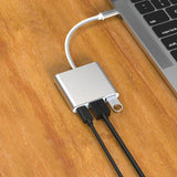 USB-C HDMI USB 3.0 Adapter Converter Cable 3 in 1 Hub For MacBook Pro iPad TypeC