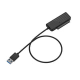 45cm USB 3.0 to SATA 22Pin 2.5Inch Hard Disk Driver SSD Adapter Data Power Cable