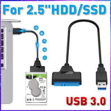 USB 3.0 to SATA External Converter Adapter Cable Lead for 2.5" HDD SSD SATA III