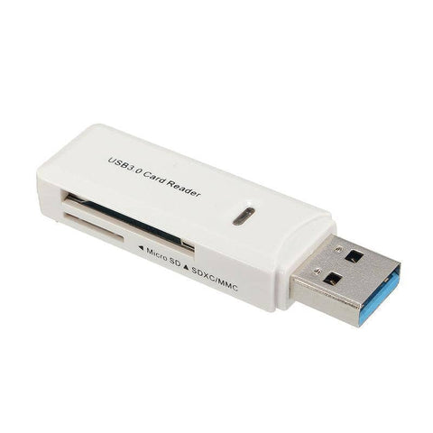 2 In 1 USB 3.0 Card Memory Reader High Speed SD SDHC SDXC Micro Writer Adapter