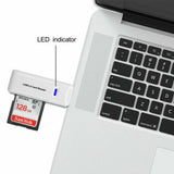 2 In 1 USB 3.0 Card Memory Reader High Speed SD SDHC SDXC Micro Writer Adapter