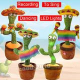 Talking Toy Dancing Cactus Doll Speak Talk Sound Record Repeat Kawaii Funny Toy