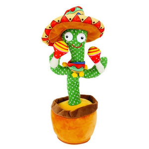 Talking Toy Dancing Cactus Doll Speak Talk Sound Record Repeat Kawaii Funny Toy