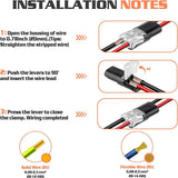 10 PCS D2 Electrical Wire Connectors for Automotive Strip Light