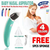 Baby Nasal Aspirator Electric Safe Hygienic Nose Cleaner Snot Sucker For Newborn