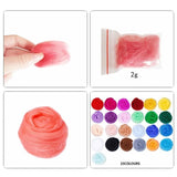 Needle Felting Mat Starter Kit 25 Set Colour Wool Felt Needles Tool DIY Gift