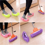 2 Pair Lazy Mop Slipper Floor Polishing Cleaning Sock Shoe Mopping Slipper Cover