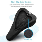 Thick Silicone Bike Seat Cover Comfort Gel Cycling Bicycle Saddle Cushion Pad