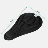 Thick Silicone Bike Seat Cover Comfort Gel Cycling Bicycle Saddle Cushion Pad