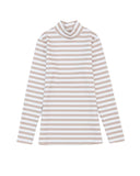 Azura Exchange Striped Print Knit Long Sleeve Tee - L