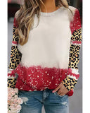 Azura Exchange Leopard Tie-Dye Long Sleeve Top - L