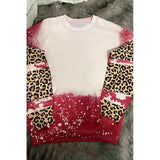 Azura Exchange Leopard Tie-Dye Long Sleeve Top - XL