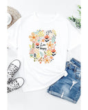 Azura Exchange Floral Print T-Shirt - XL