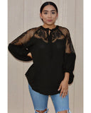 Azura Exchange Lace Blouse - L