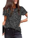 Azura Exchange Cheetah Print Short Sleeve T Shirt - XL