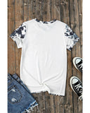 Azura Exchange Dyed Bleached T-Shirt - M