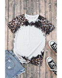 Azura Exchange Animal Print Bleached T-Shirt - XL