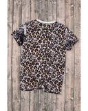 Azura Exchange Animal Print Bleached T-Shirt - XL