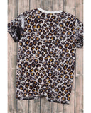 Azura Exchange Animal Print Bleached T-Shirt - XL