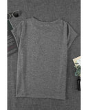 Azura Exchange Pocketed Tee with Side Slits - 2XL