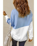 Azura Exchange Patchwork Dropped Shoulder Sweatshirt - L