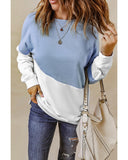 Azura Exchange Patchwork Dropped Shoulder Sweatshirt - L