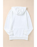 Azura Exchange Ripped Hooded Sweatshirt with Kangaroo Pocket - 2XL