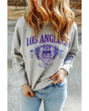 Azura Exchange LOS ANGELES Graphic Crew Neck Sweatshirt - M