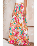 Azura Exchange Printed Wide Leg Pants - S