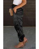 Azura Exchange Pocketed Satin Drawstring Pants - XL