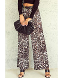 Azura Exchange Black High Waist Wide Leg Pants - 10 US