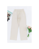 Azura Exchange Knit Pants with Drawstring Waist and Pockets - L