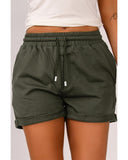 Azura Exchange Lounge Shorts with Tie Waist and Side Pockets - L