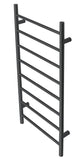 2023 Matte Black stainless steel Heated Towel Rail rack Round AU 1000*450mm