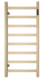 2023 Brushed Brass Gold stainless steel Heated Towel Rail rack Square AU 1000*450mm Timer