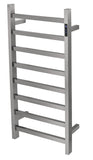 2023 Brushed Gunmetal stainless steel Heated Towel Rail rack Square AU 1000*450mm Timer