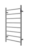 2023 Brushed Nickel stainless steel Heated Towel Rail rack Round AU 1000*620mm Timer