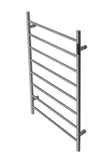 2023 Brushed Gunmetal stainless steel Heated Towel Rail rack Round AU 1000*620mm Timer