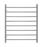 2023 Brushed Gunmetal stainless steel NON Heated Towel Rail rack Round AU 1000*850mm