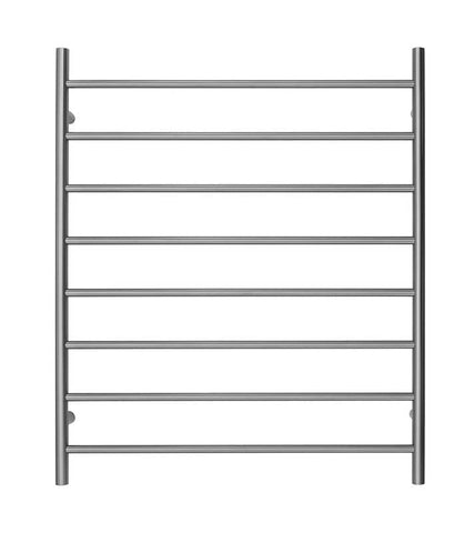 2023 Brushed Gunmetal stainless steel NON Heated Towel Rail rack Round AU 1000*850mm