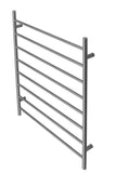 2023 Brushed Gunmetal stainless steel NON Heated Towel Rail rack Round AU 1000*850mm