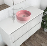 2020 Matte Pink Round 360 mm Dia top counter basin porcelain sink