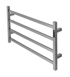 2023 Brushed Nickel stainless steel Heated Towel Rail rack Square AU 510*850mm Timer